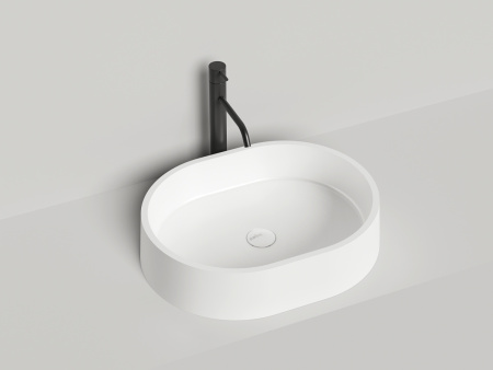 Раковина из искусственного камня S-Stone Salini GLORIA 1102211MF 60х40 накладная цвет мультиколор